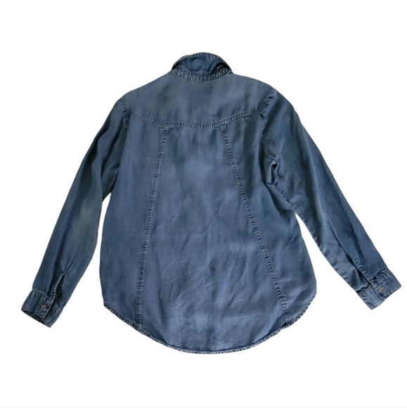 Cloth & Stone Tencel Button Down Collared Top - Picture 7 of 7